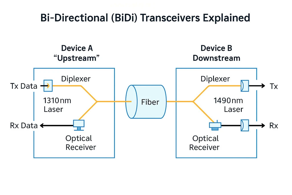 Bi-Directional (BiDi) Transceivers Explained Bi-Directional (BiDi) Transceivers Explained